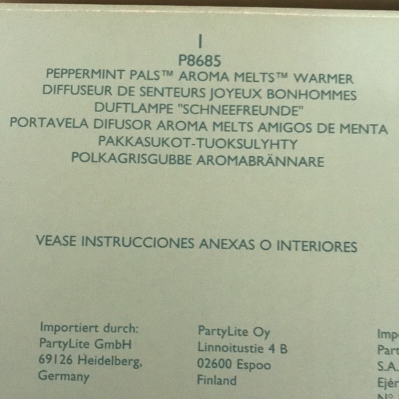 Partylite "Peppermint Pals" Aroma Melts Warmer, Perfect for the Holidays! - Picture 9 of 10